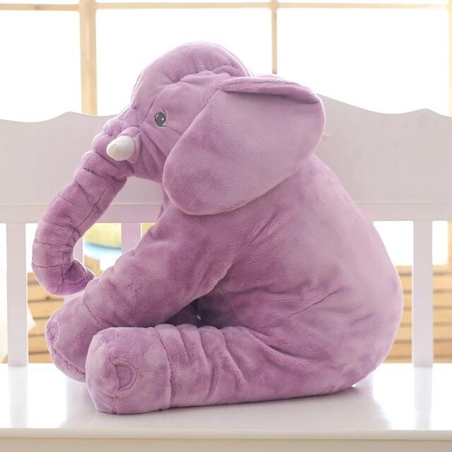 Cuscino Coccola Elefante Morbido | Leggero e Perfetto per il Sonno e il Gioco di Bambini e Neonati