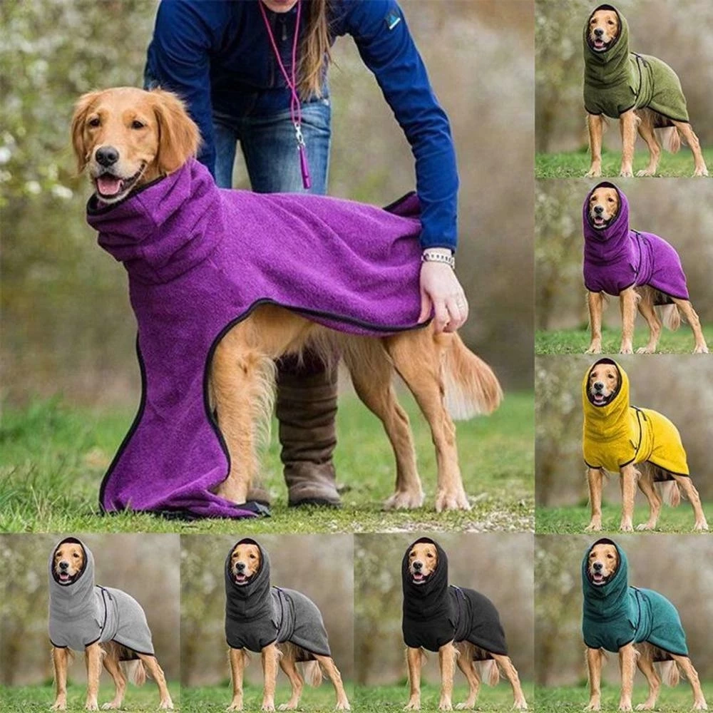 Accappatoio regolabile per animali domestici