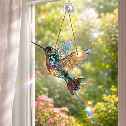 Acchiappasole da Finestra con Colibrì Decorazione da Appendere
