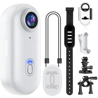 Action camera portatile impermeabile | 4K Ultra HD con scheda da 128 GB