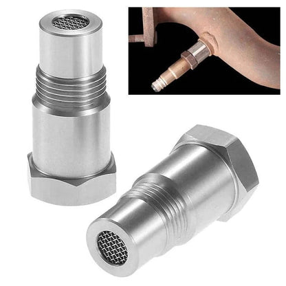 Adattatore sensore O2 con mini catalizzatore integrato M18x1.5 per eliminare la spia motore