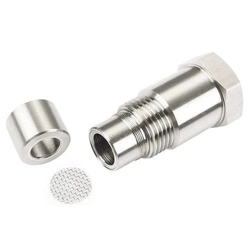 Adattatore sensore O2 con mini catalizzatore integrato M18x1.5 per eliminare la spia motore