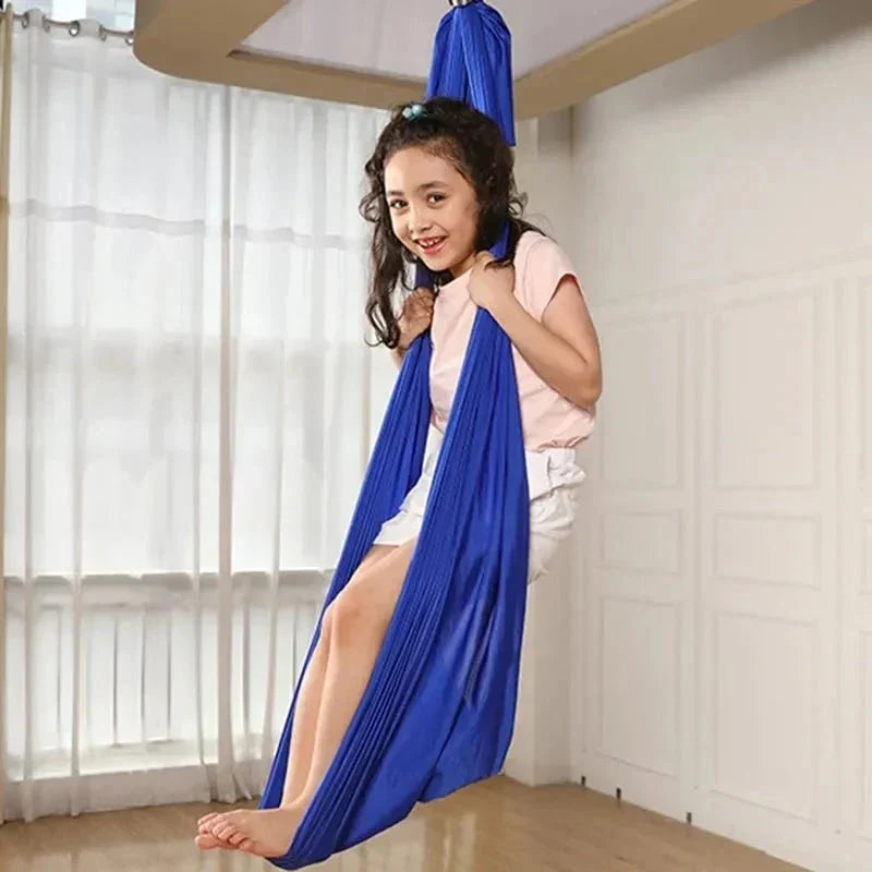Amaca per bambini in cotone 100% biologico – Bozzolo altalena per gioco e relax, altalena sospesa da interno per cameret