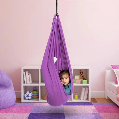 Amaca per bambini in cotone 100% biologico – Bozzolo altalena per gioco e relax, altalena sospesa da interno per cameret