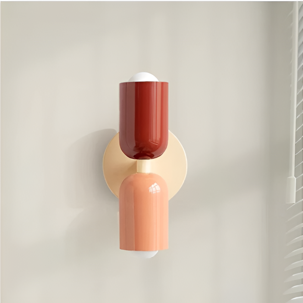 Applique a batteria — doppia capsula, design senza fili