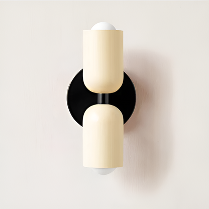 Applique a batteria — doppia capsula, design senza fili