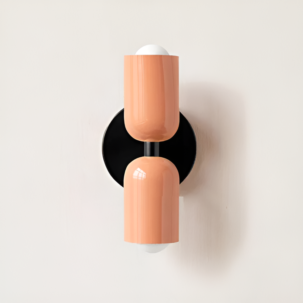 Applique a batteria — doppia capsula, design senza fili