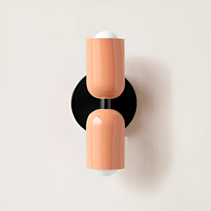 Applique a batteria — doppia capsula, design senza fili