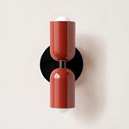 Applique a batteria — doppia capsula, design senza fili