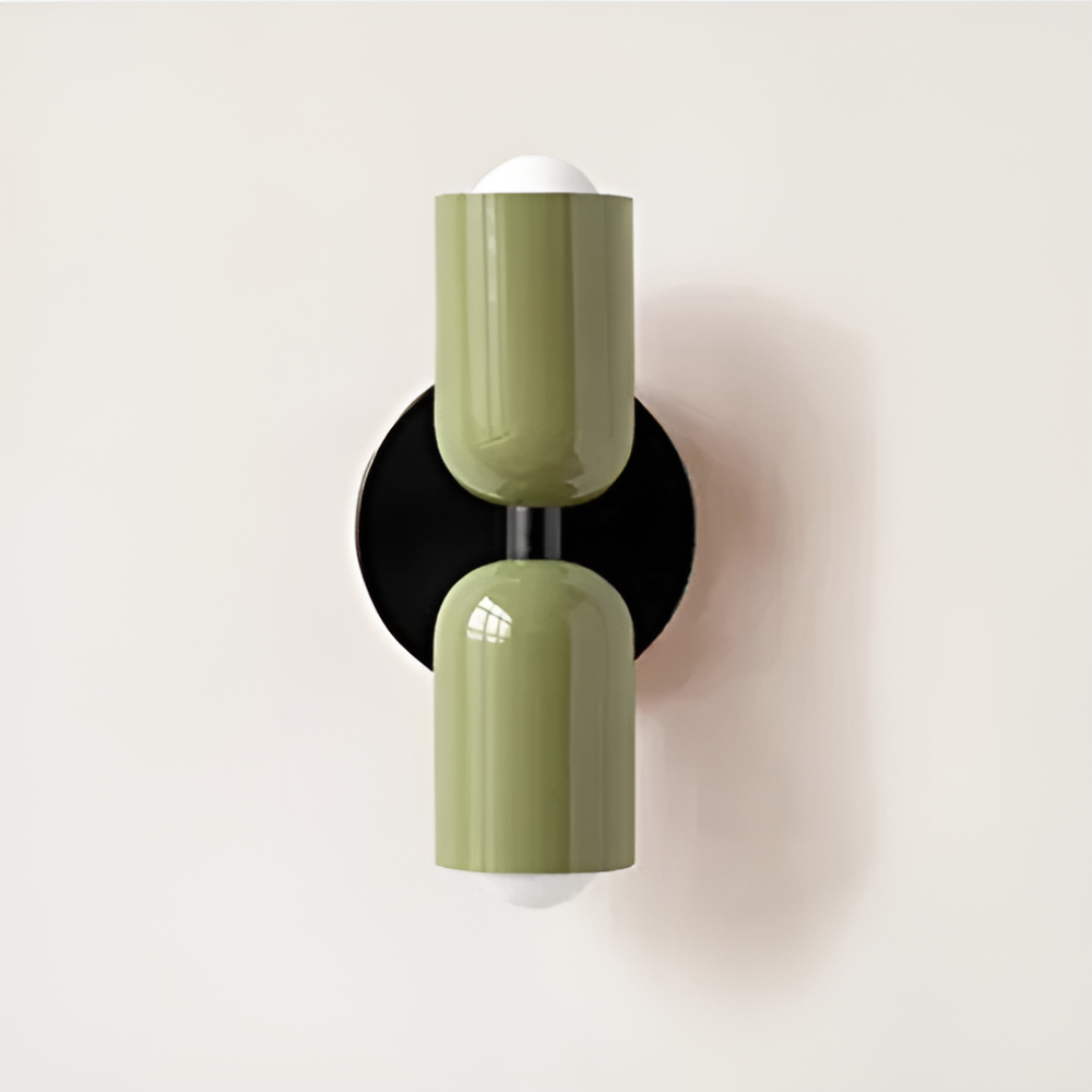 Applique a batteria — doppia capsula, design senza fili