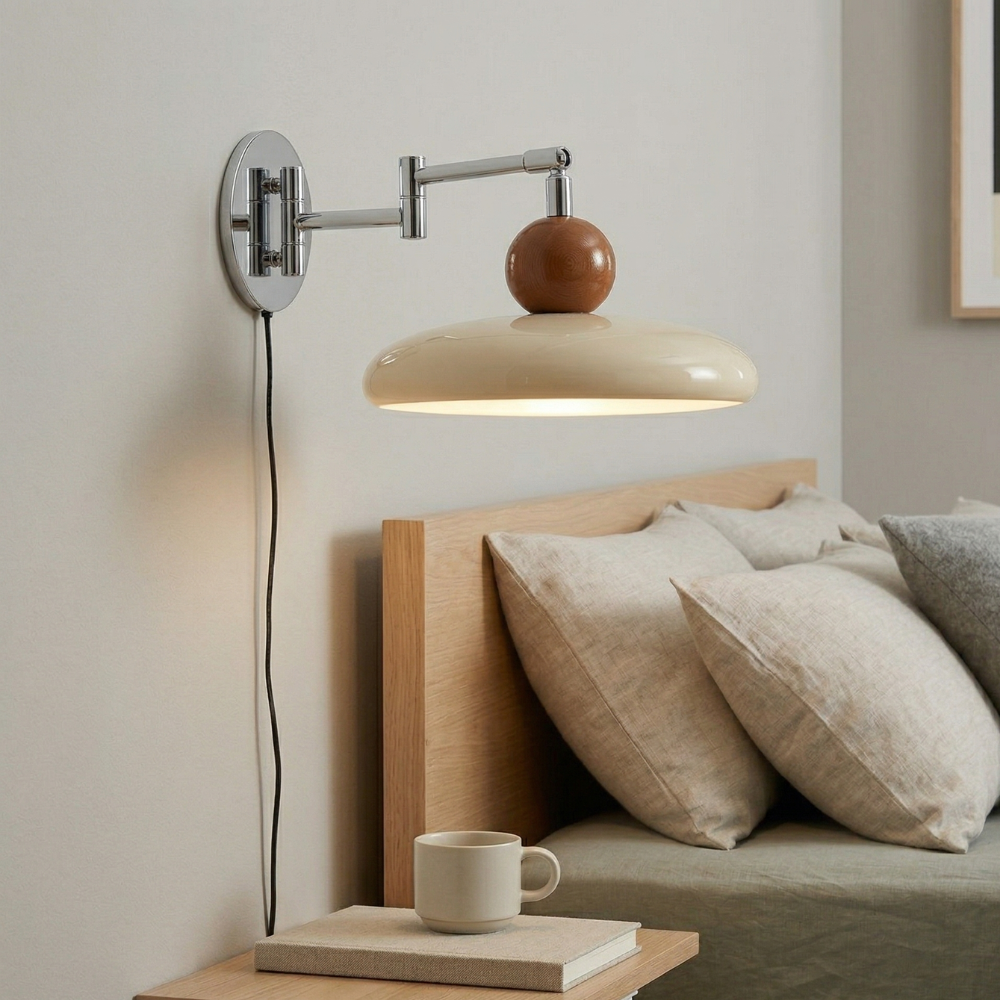 Applique a disco rotondo Lola con LED integrato per interni