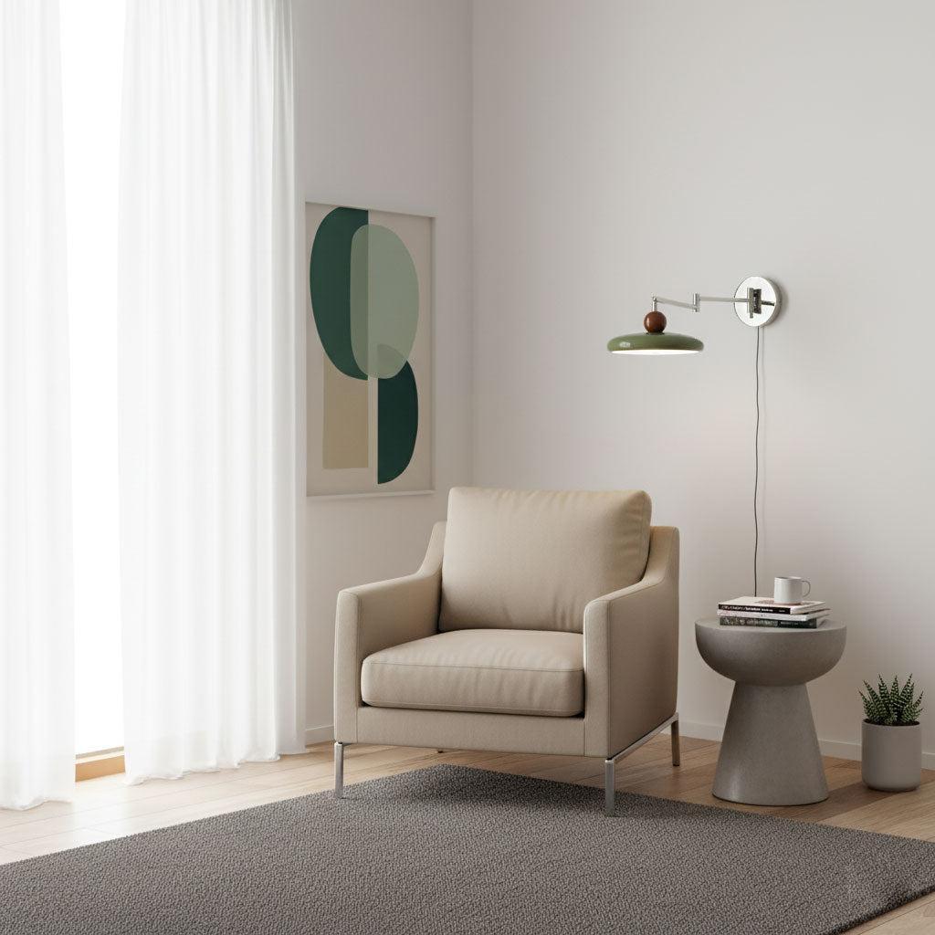 Applique a disco rotondo Lola con LED integrato per interni