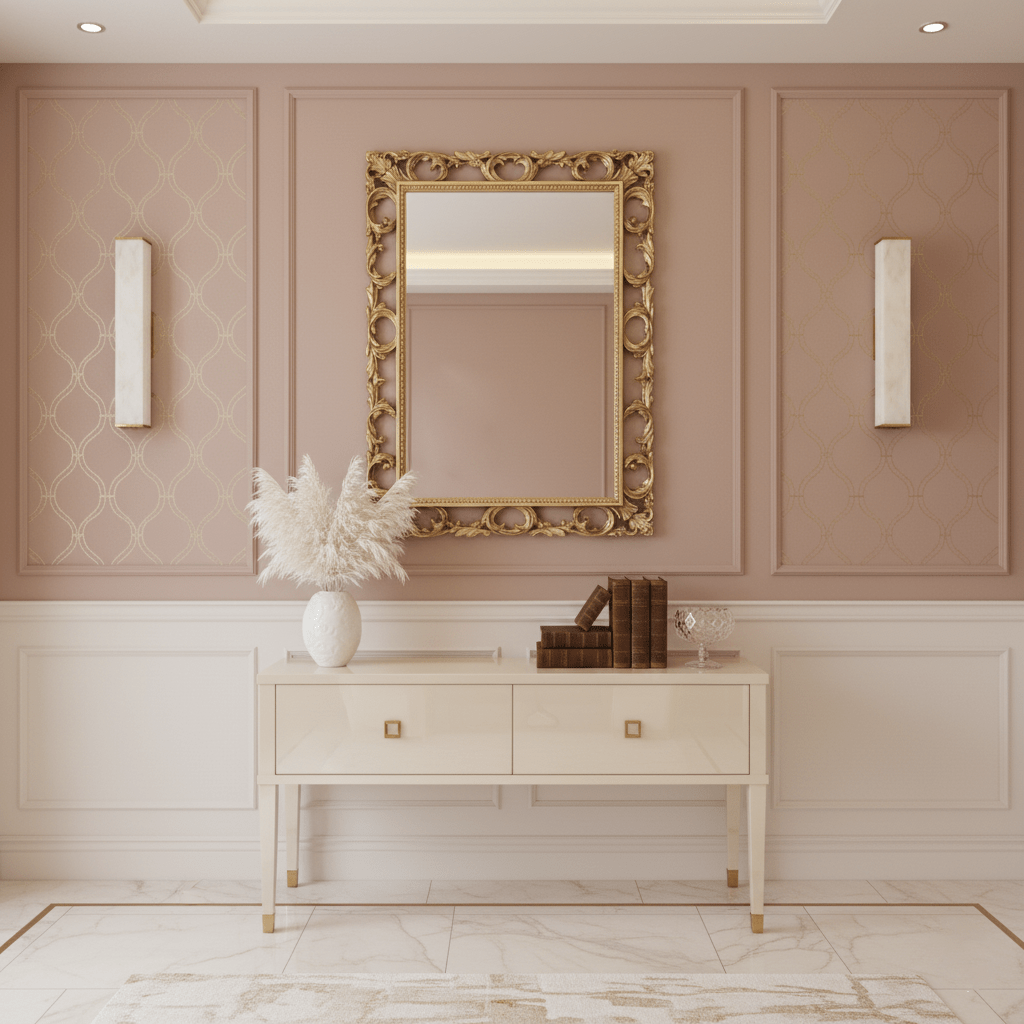 Applique a LED in ottone con paralume in alabastro per interni moderni