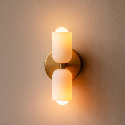 Applique da parete elegante con luce verso l'alto e verso il basso