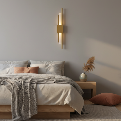 Applique da parete Glitch con LED dimmerabile, controllo touch e telecomando