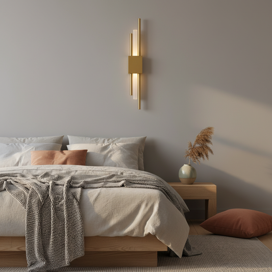 Applique da parete Glitch con LED dimmerabile, controllo touch e telecomando