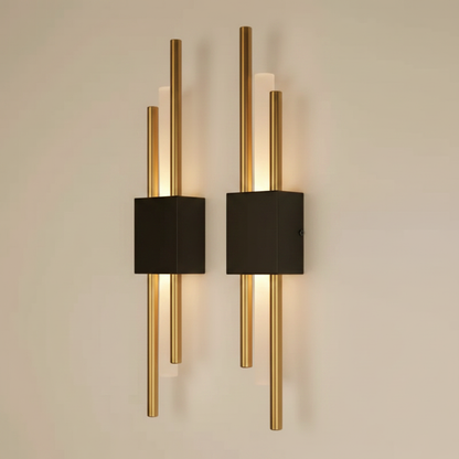 Applique da parete Glitch con LED dimmerabile, controllo touch e telecomando