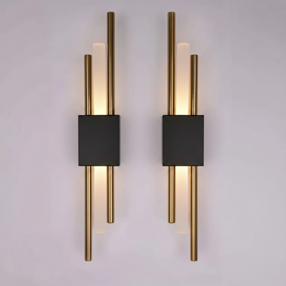 Applique da parete Glitch con LED dimmerabile, controllo touch e telecomando