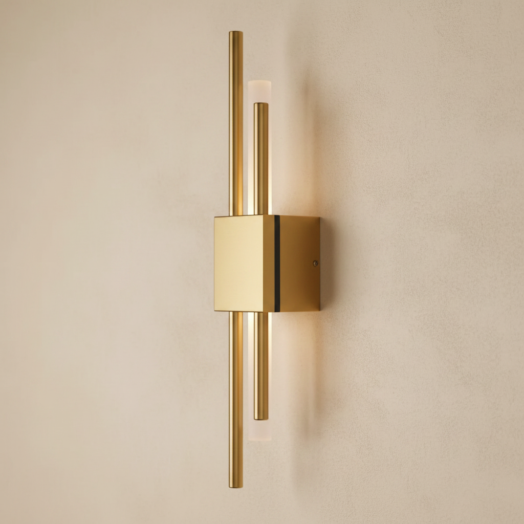 Applique da parete Glitch con LED dimmerabile, controllo touch e telecomando
