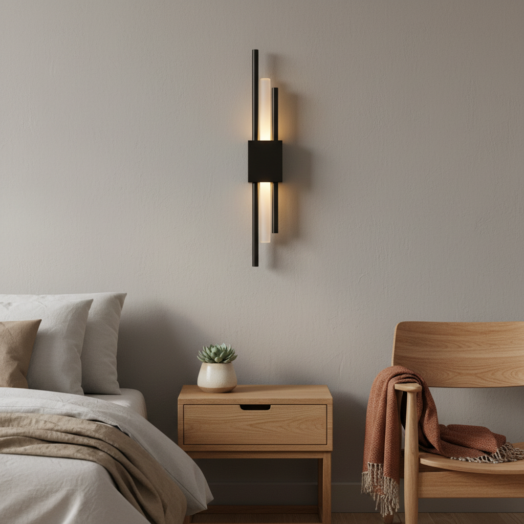 Applique da parete Glitch con LED dimmerabile, controllo touch e telecomando