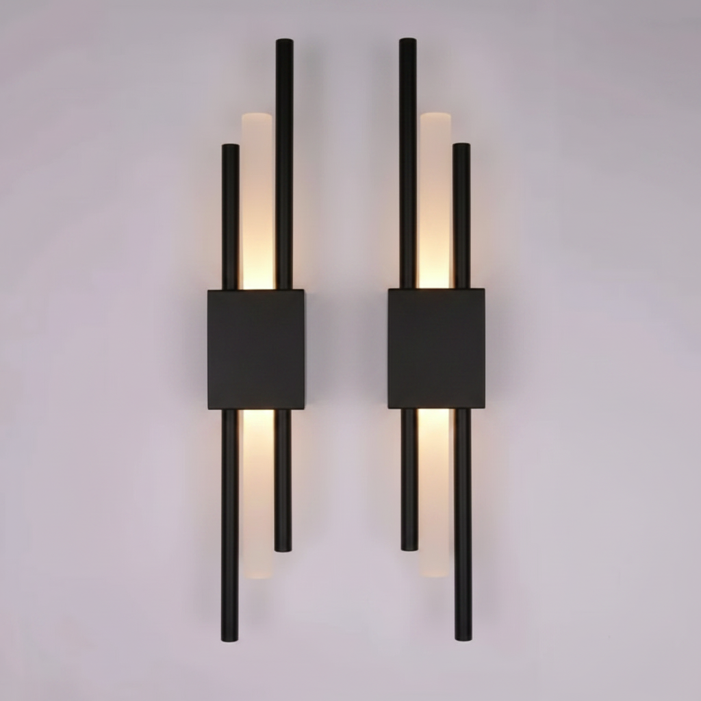 Applique da parete Glitch con LED dimmerabile, controllo touch e telecomando