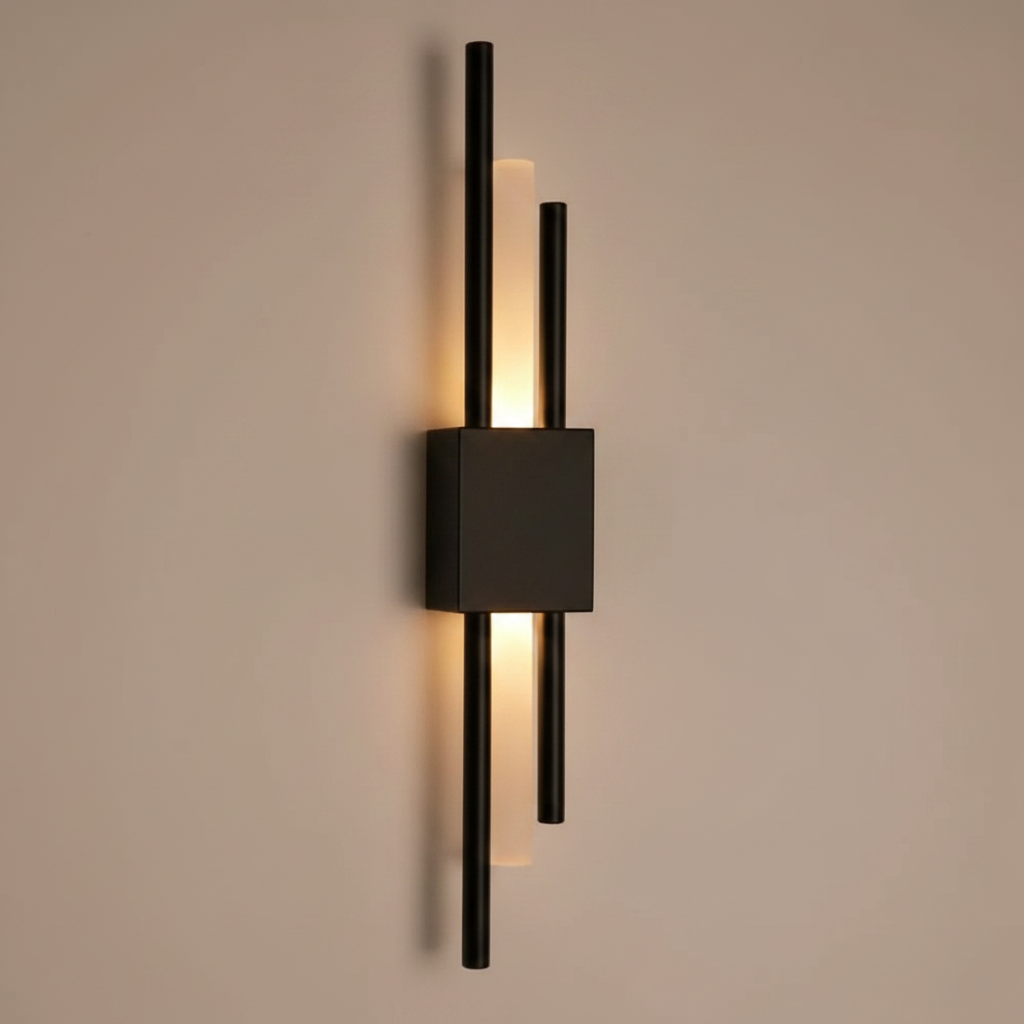 Applique da parete Glitch con LED dimmerabile, controllo touch e telecomando