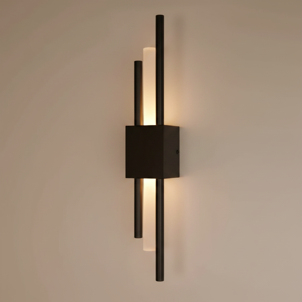 Applique da parete Glitch con LED dimmerabile, controllo touch e telecomando