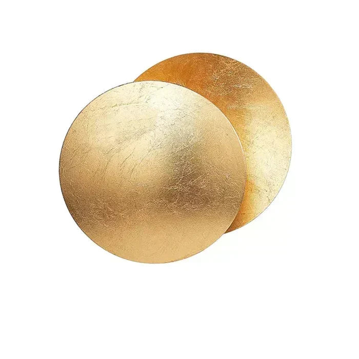 Applique da parete moderna Lunaris — struttura a dischi sovrapposti ispirata all'eclissi solare