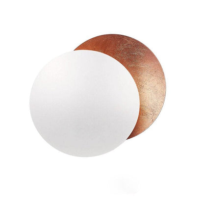 Applique da parete moderna Lunaris — struttura a dischi sovrapposti ispirata all'eclissi solare