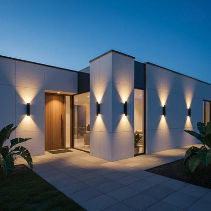 Applique LED da esterno con fascio bidirezionale – impermeabile, certificata IP65