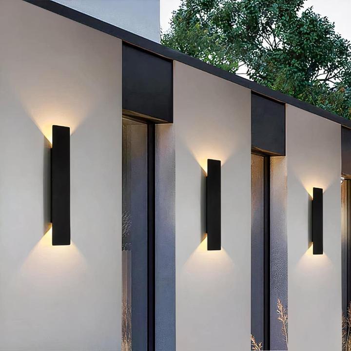 Applique LED da esterno con fascio bidirezionale – impermeabile, certificata IP65