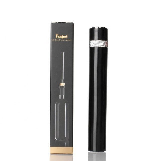 Apribottiglie per vino a pompa ad aria in acciaio inox con ago