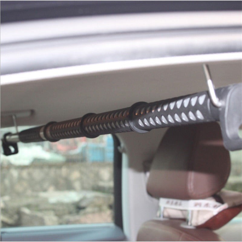 Asta appendiabiti telescopica per auto | Barra estensibile per trasporto vestiti in viaggio