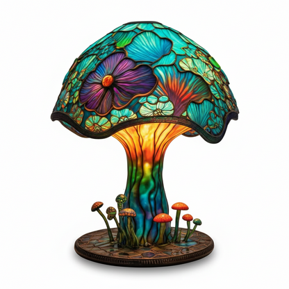 AuraGlass – Lampada magica in vetro colorato per un'atmosfera rilassante