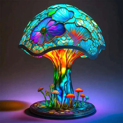AuraGlass – Lampada magica in vetro colorato per un'atmosfera rilassante