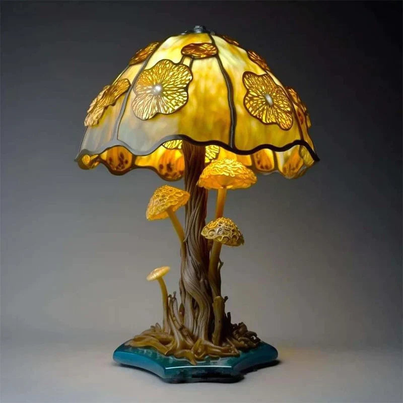 AuraGlass – Lampada magica in vetro colorato per un'atmosfera rilassante