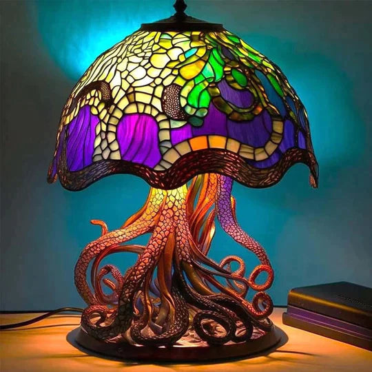 AuraGlass – Lampada magica in vetro colorato per un'atmosfera rilassante
