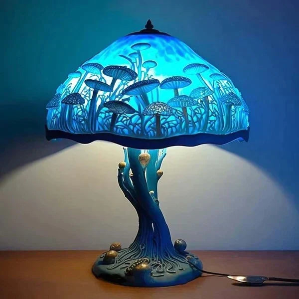 AuraGlass – Lampada magica in vetro colorato per un'atmosfera rilassante