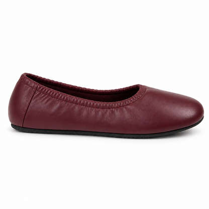 Ballerine slip-on bordeaux da donna Rassivo