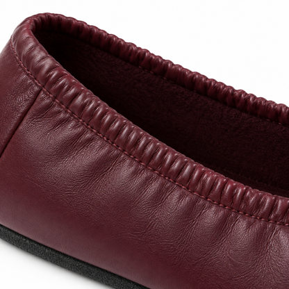 Ballerine slip-on bordeaux da donna Rassivo
