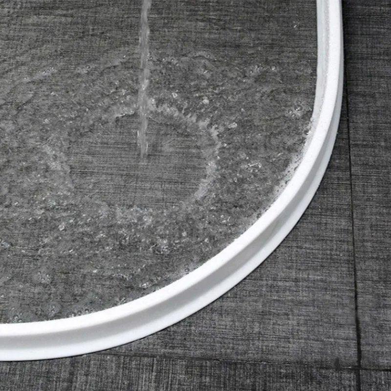 Barriera d'acqua in silicone 150-400 cm | bianca, nera o grigia | autoadesiva, impermeabile, installazione senza attrezz