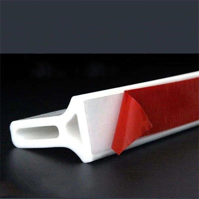 Barriera d'acqua in silicone 150-400 cm | bianca, nera o grigia | autoadesiva, impermeabile, installazione senza attrezz
