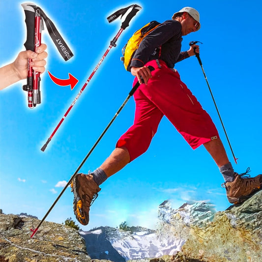 Bastoncini da Trekking Pieghevoli Telescopici per Escursionismo