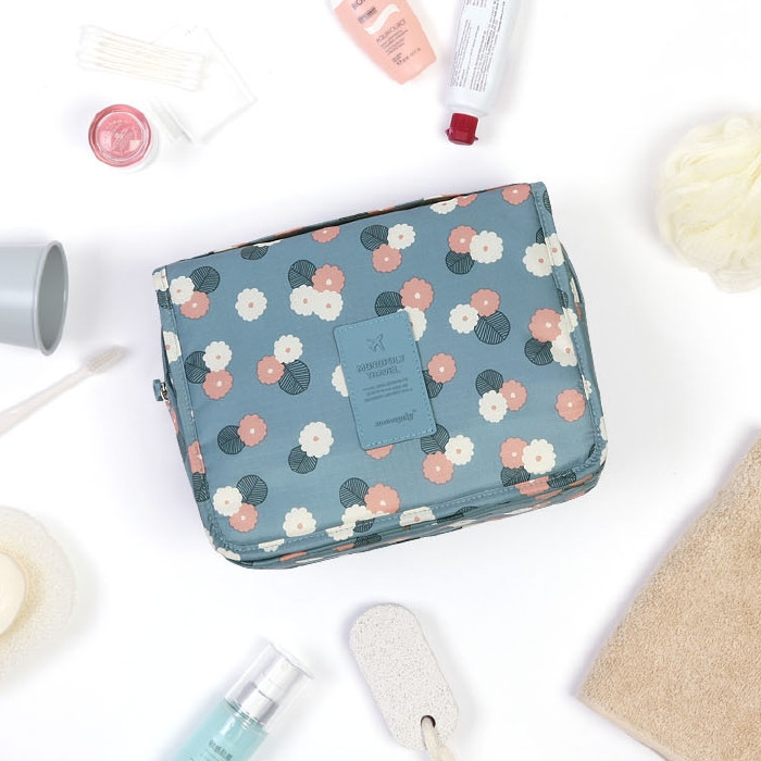 Beauty Case da Viaggio Appendibile: Pieghevole, Imbottito e Impermeabile