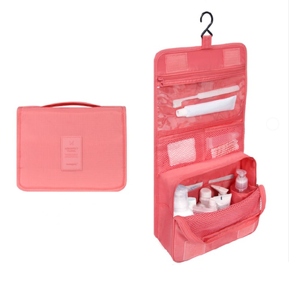 Beauty Case da Viaggio Appendibile: Pieghevole, Imbottito e Impermeabile