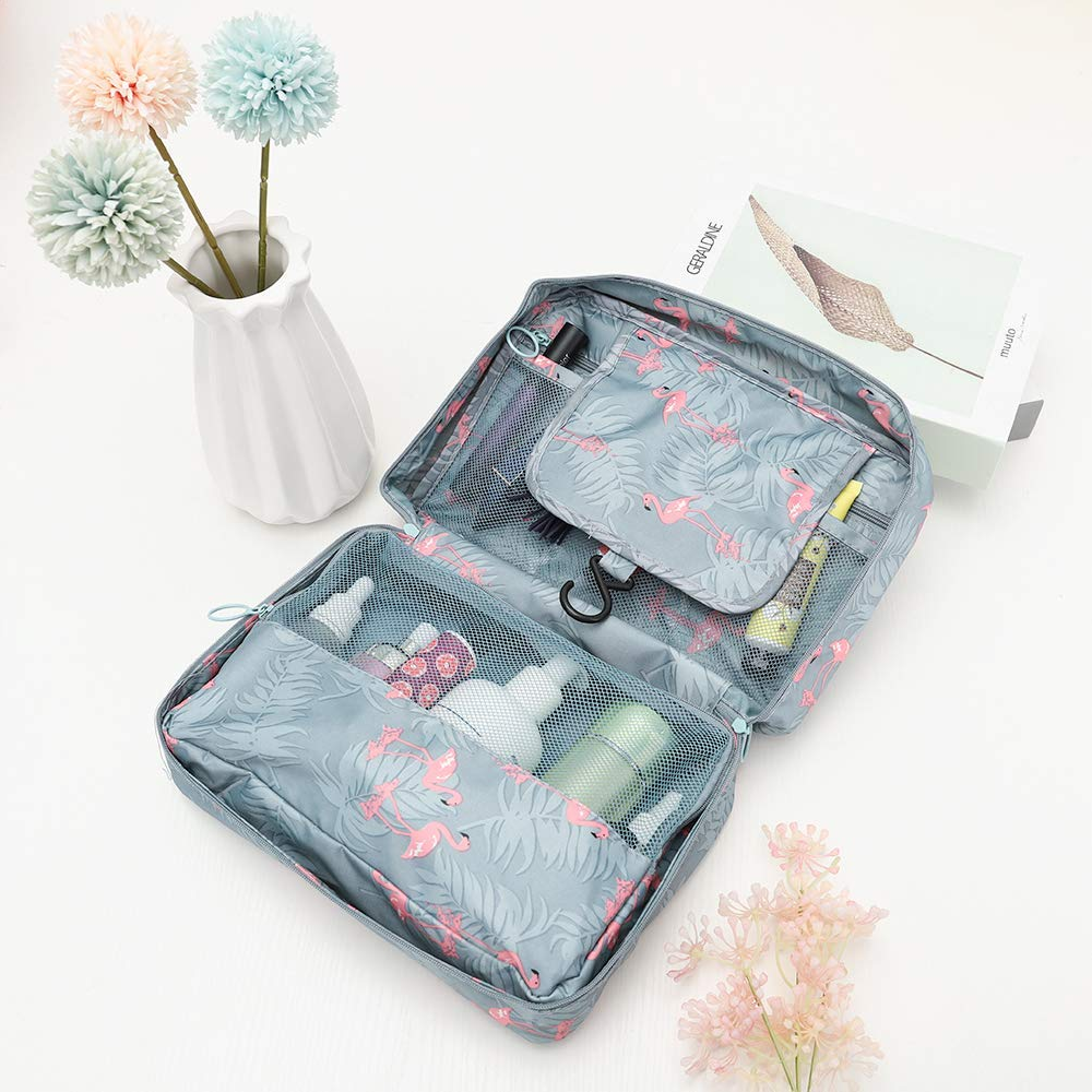 Beauty Case da Viaggio Appendibile: Pieghevole, Imbottito e Impermeabile