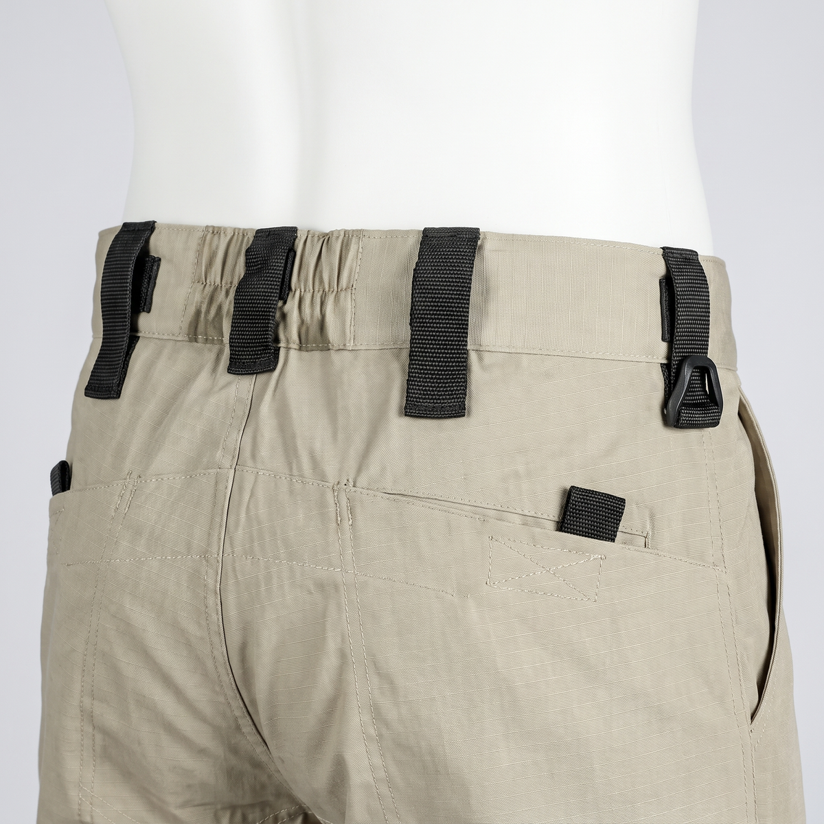 Bermuda cargo da uomo - Bermuda al ginocchio - Bermuda da trekking con tasca con zip