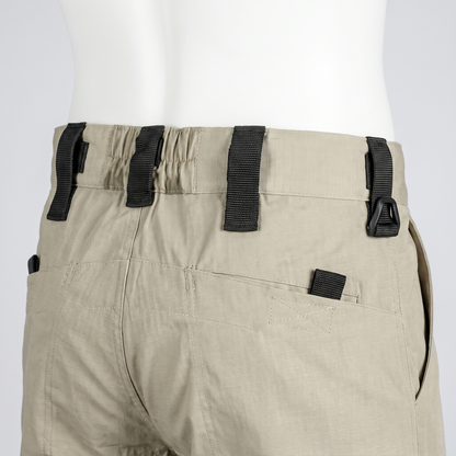 Bermuda cargo da uomo - Bermuda al ginocchio - Bermuda da trekking con tasca con zip