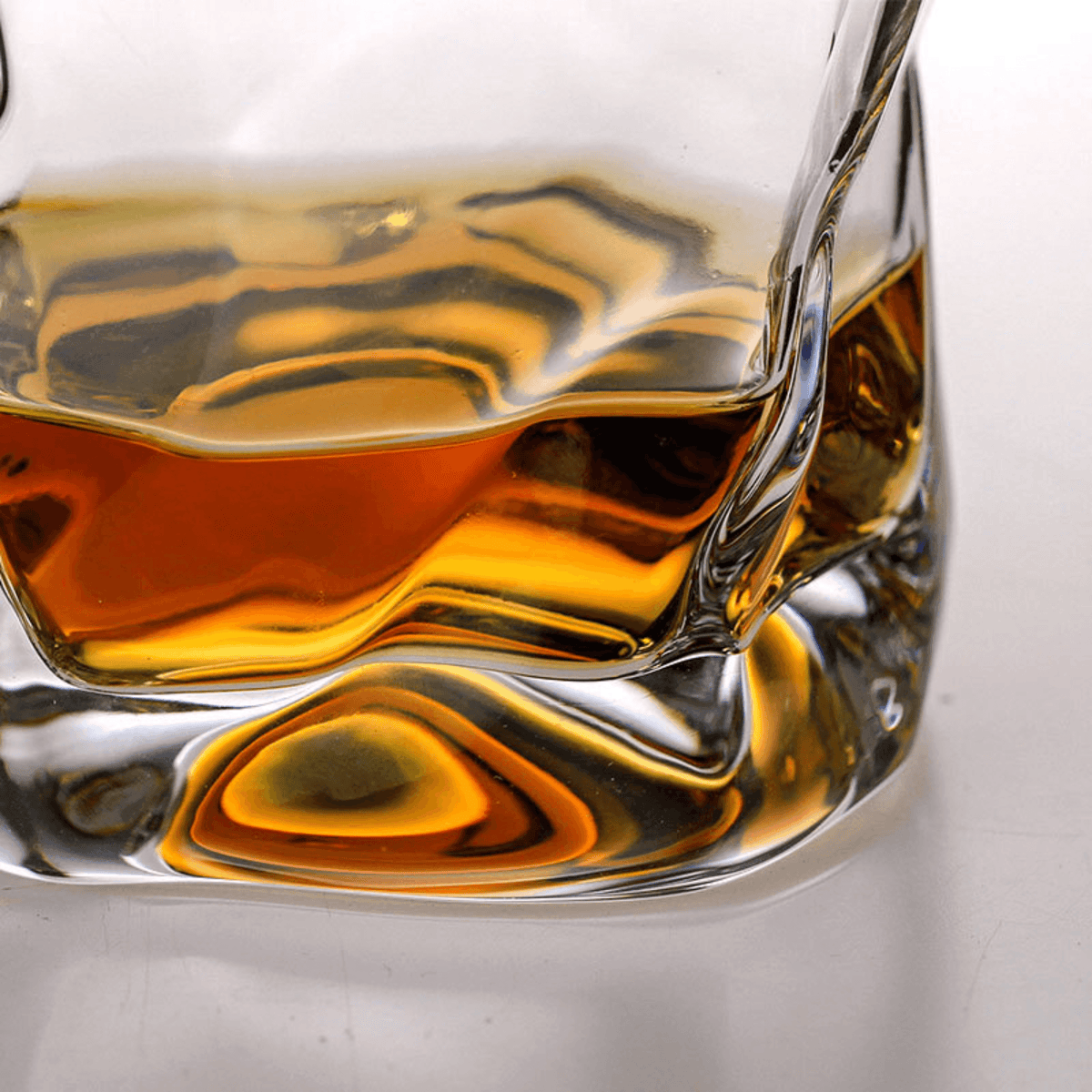 Bicchiere da Whisky Giapponese Edo Kiriko con Corpo Grinzato