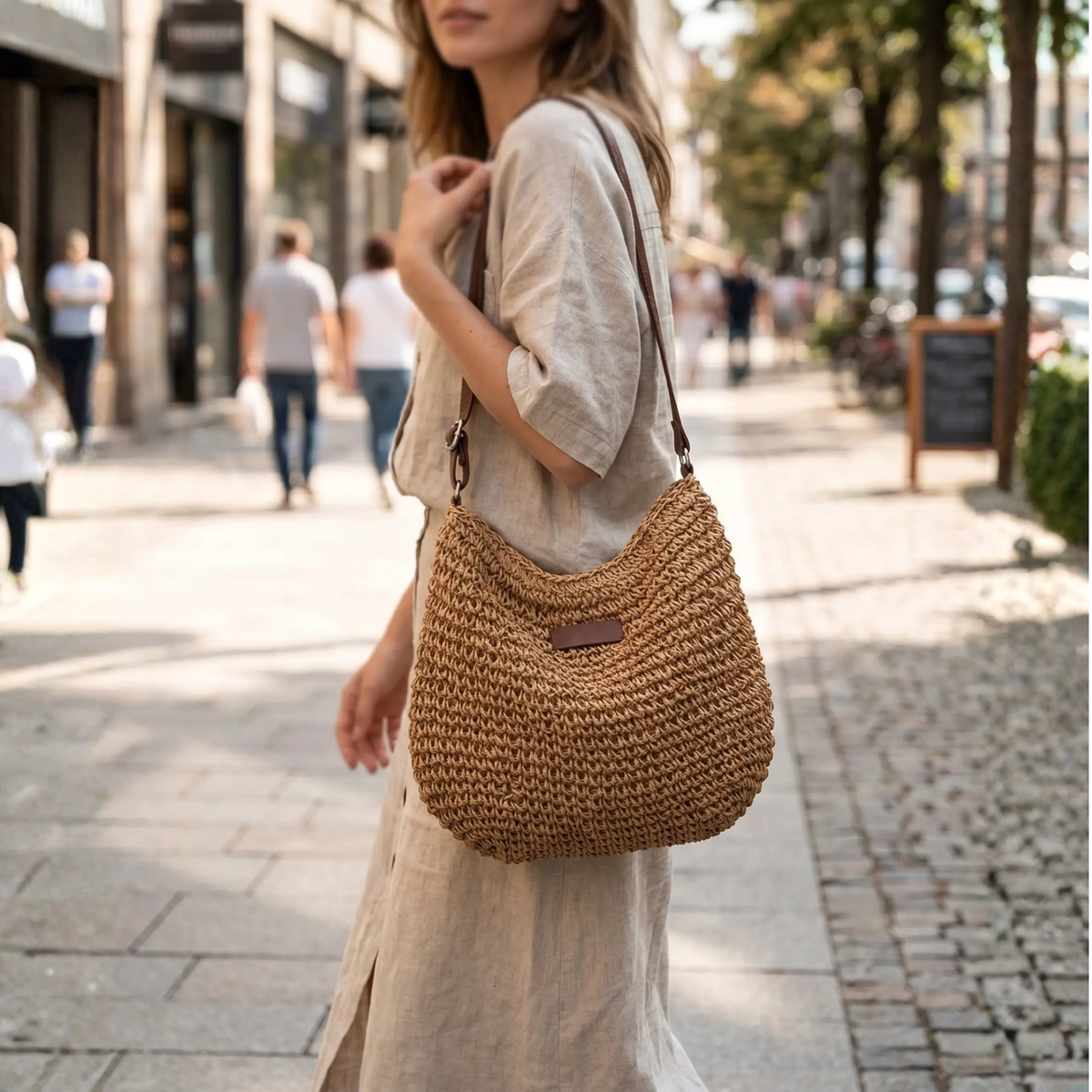 Borsa a spalla boho capiente